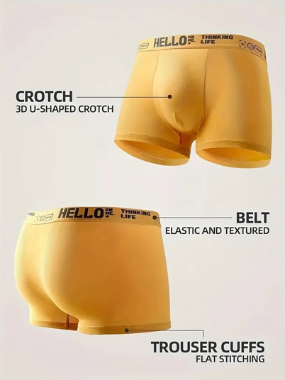 Men's Milk Silk Boxer Briefs 5 - Multi Pack Underwear ulasan dan harga