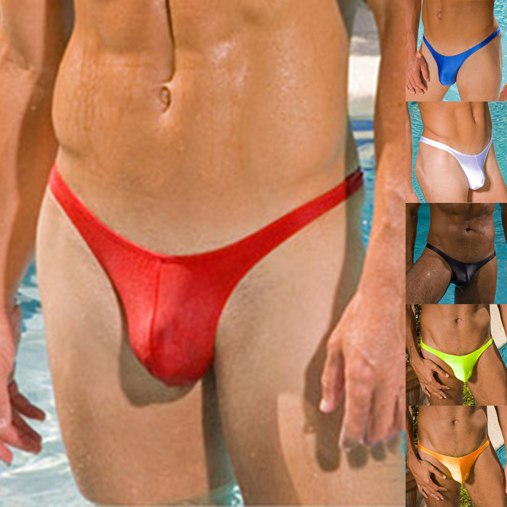 Fashion Men Sexy Swimwear Swim - Pouch Boxer Pouch ulasan dan harga