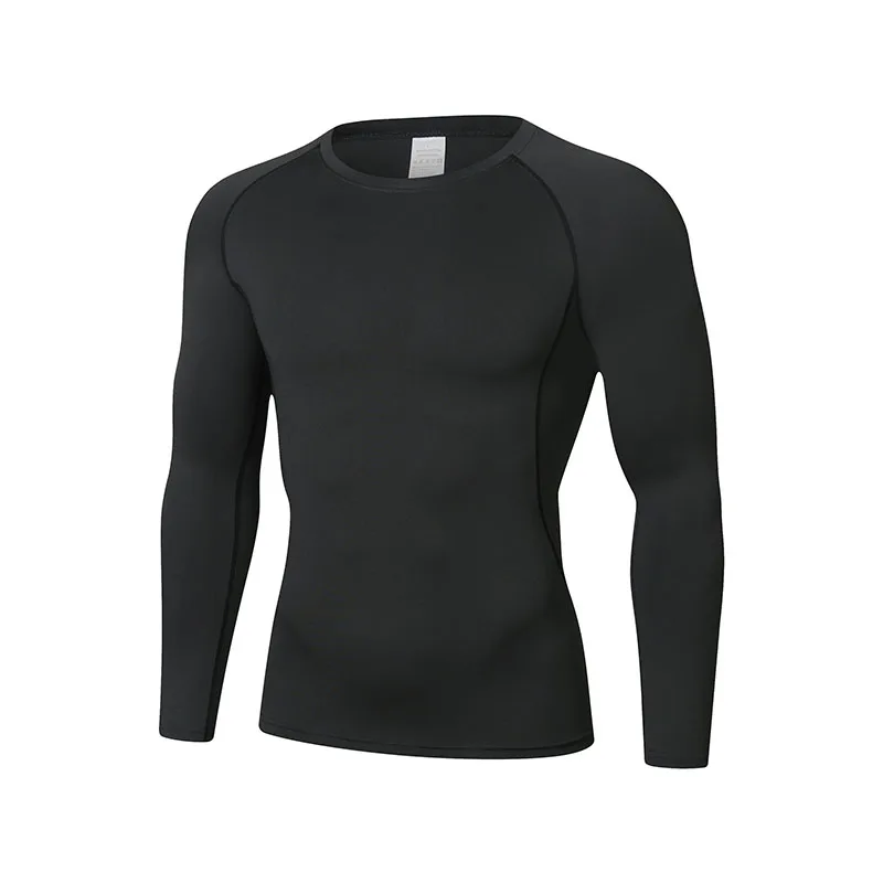 Men's long sleeved sports T-sh - T Shirt Tight Fit ulasan dan harga